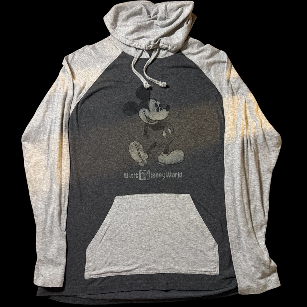 Disney Parks Mickey Mouse Walt Disney World Men’s Hooded Long Sleeve XXL